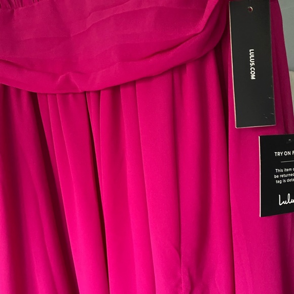 Lulu’s Heavenly Hues Magenta Maxi Dress Size XL - Picture 3 of 6